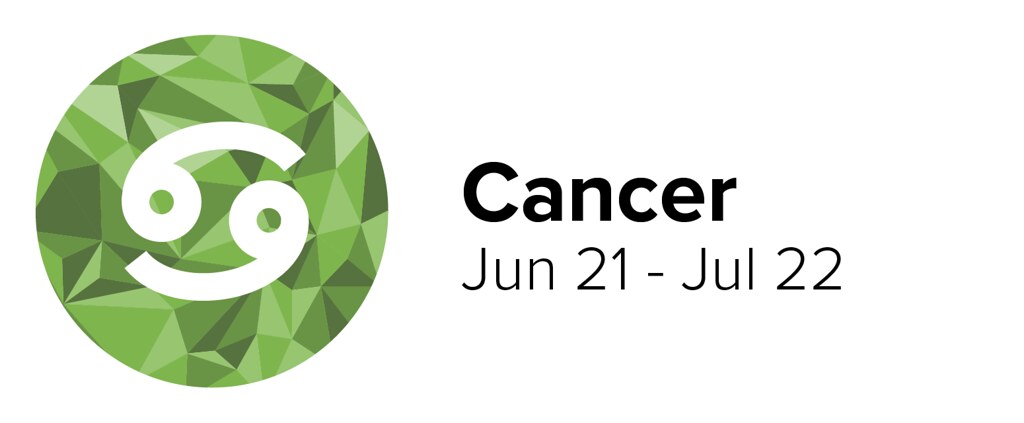 Cancer Zodiac Sign with Dates