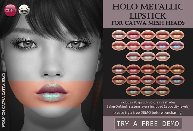 Catwa Holo Metallic Lipstick (for FLF)