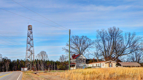 2020 aermotor county ecw hdr img80484950painterly5 liberia nc northcarolina t2020 usa unitedstates warren warrenton fire lookout tower rtenc058