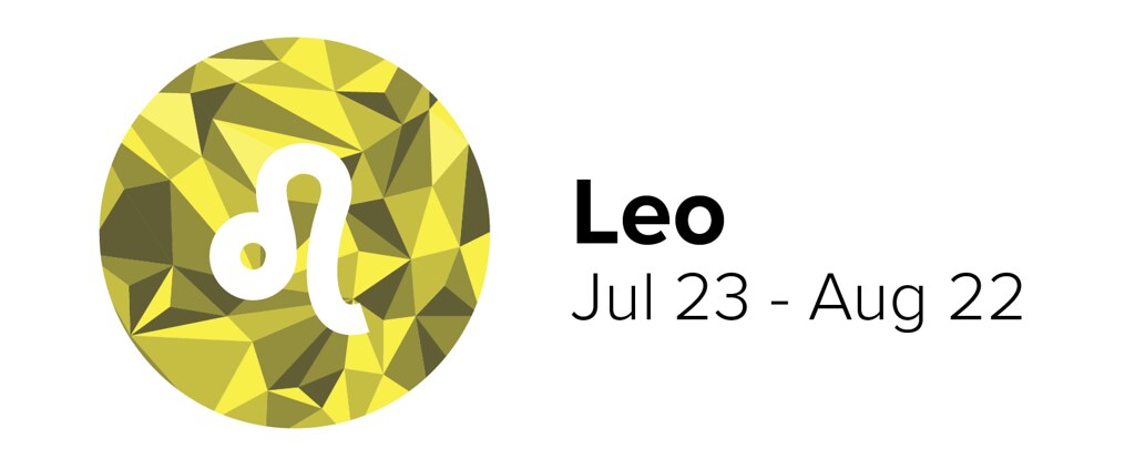 Leo Zodiac Sign with Dates