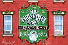 'The Erie Hotel' Signage Wall Art- Port Jervis NY