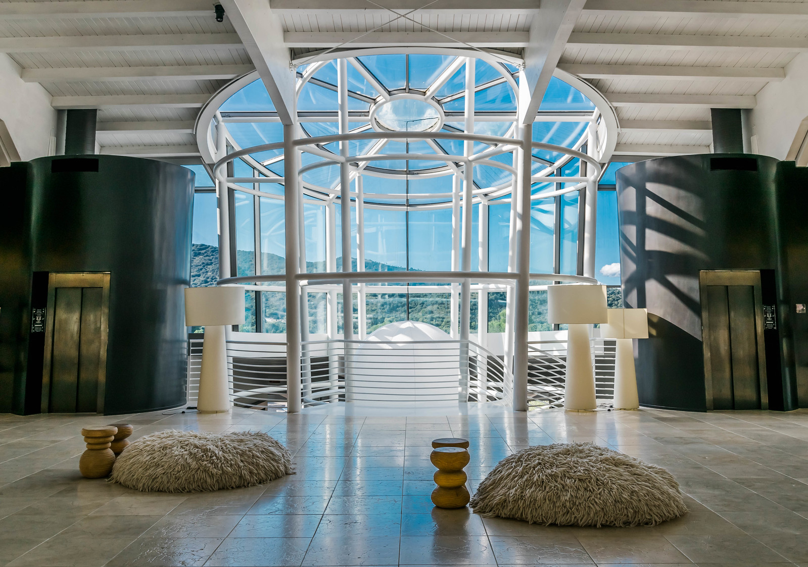 spacious lobby in the Argentario Golf Resort & Spa, Monte Argentario, Italy