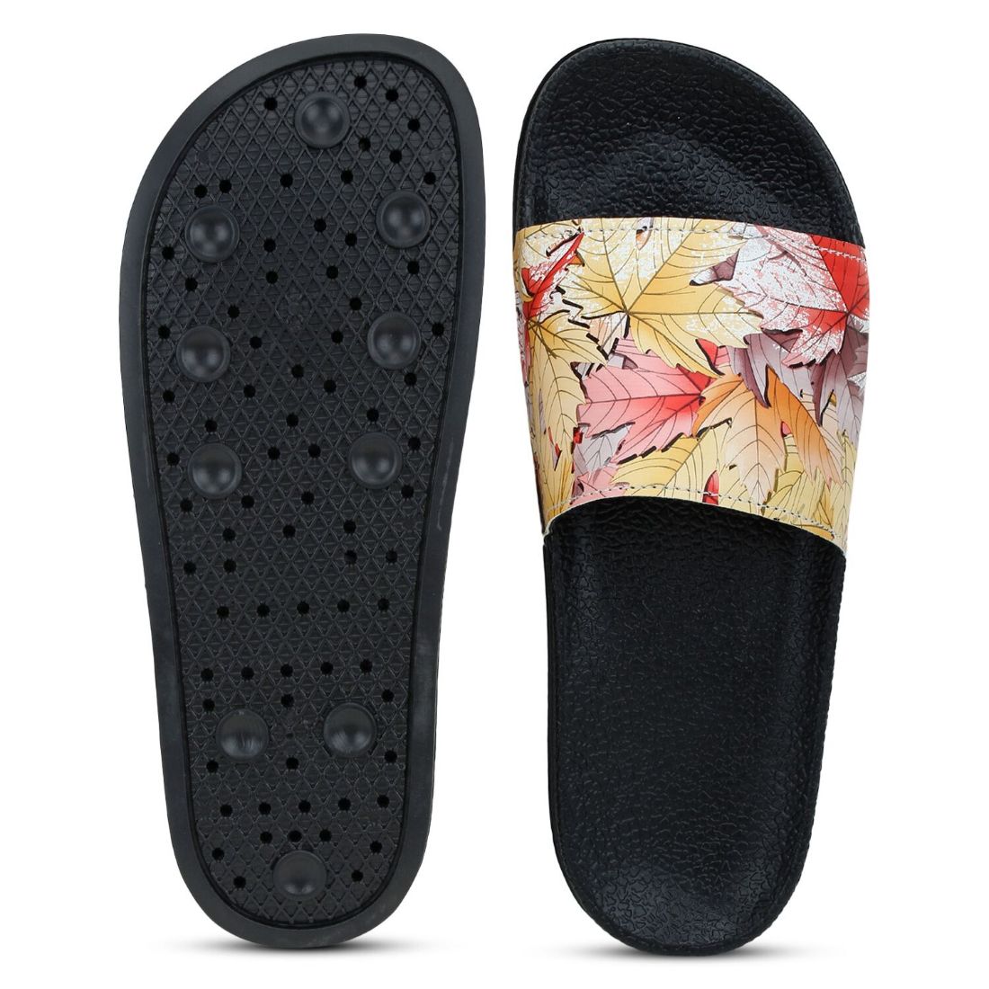  Women Multicolor Color Synthetic Material  Casual Sliders