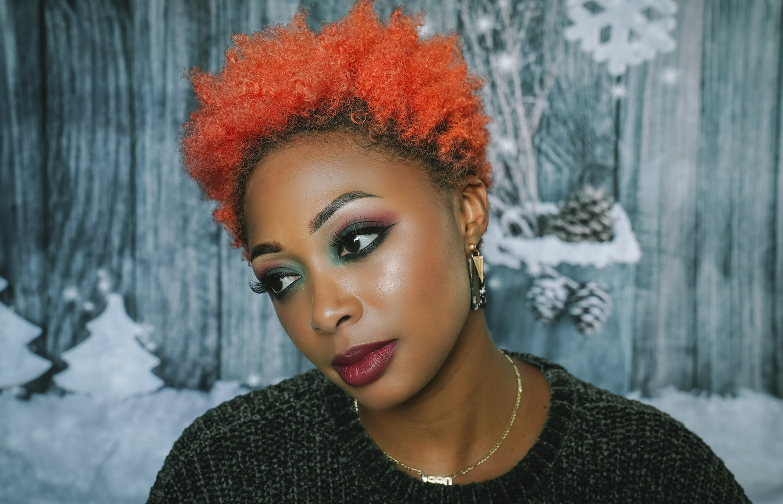 winter wonderland inspired makeup tutorial, Candace Hampton