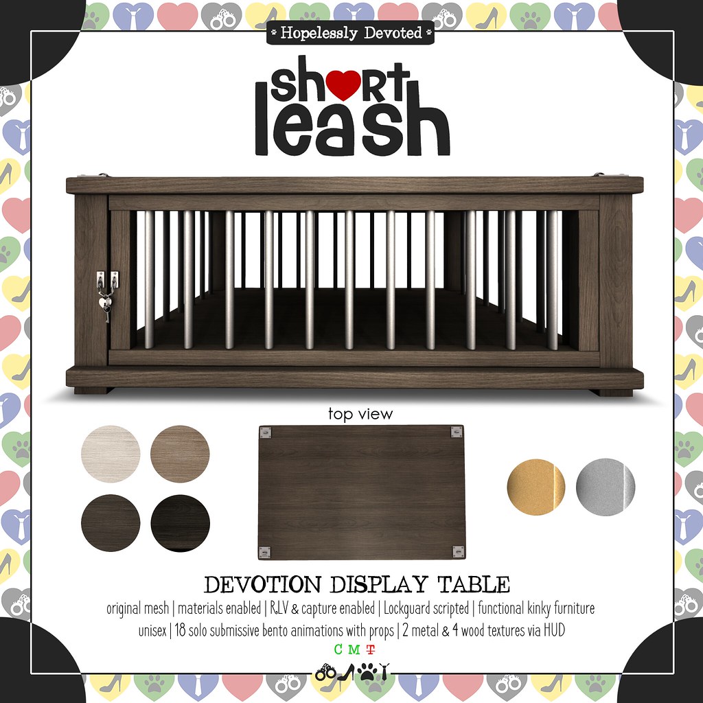 .:Short Leash:. Devotion Display Table