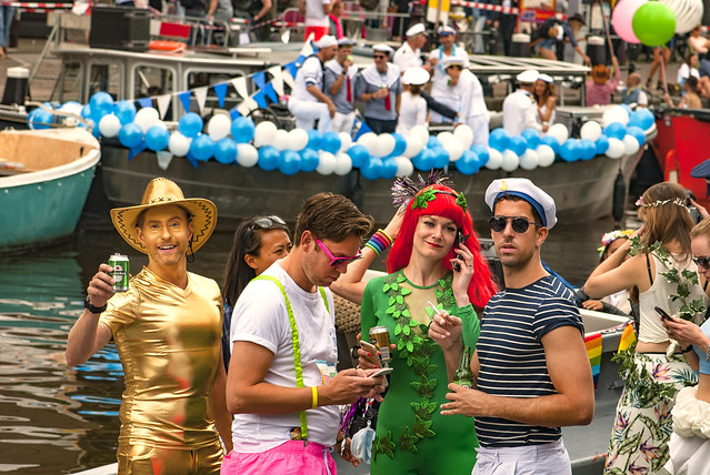 Canal Gay Parade Amsterdam. August 5, 2017. No.DSC_0303.