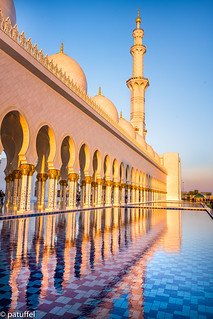 Golden Hour at Sheikh Zayed Mosque, Abu Dhabi