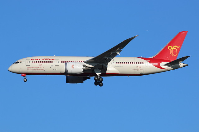 Air India Boeing 787 Guru Nanak