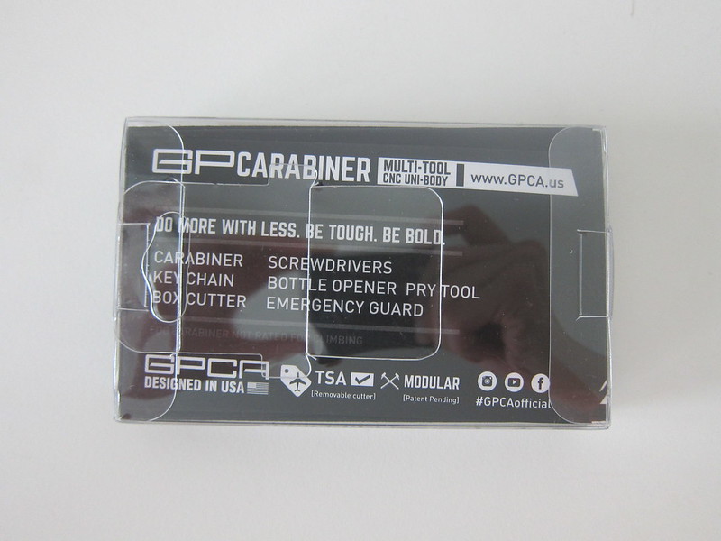 GPCA Carabiner -  Box Back