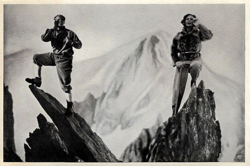 Sepp Rist and Leni Riefenstahl in Stürme über dem Mont Blanc (1930)