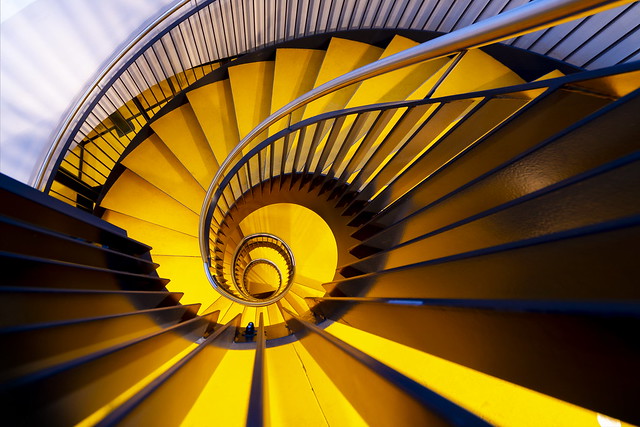 Yellow staircase