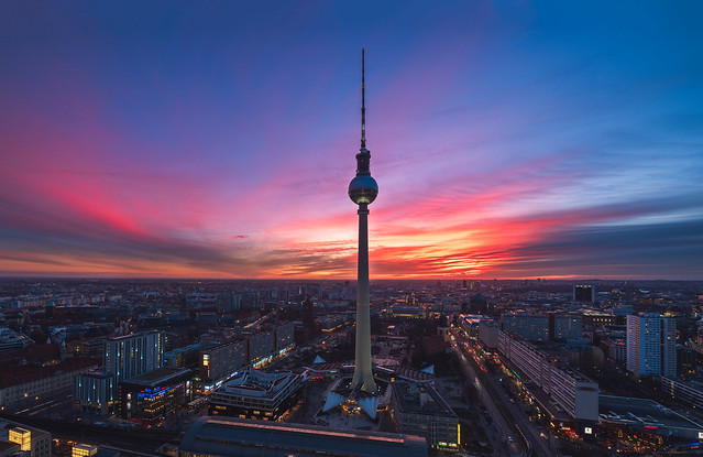 Berlin - Skyline Sunset