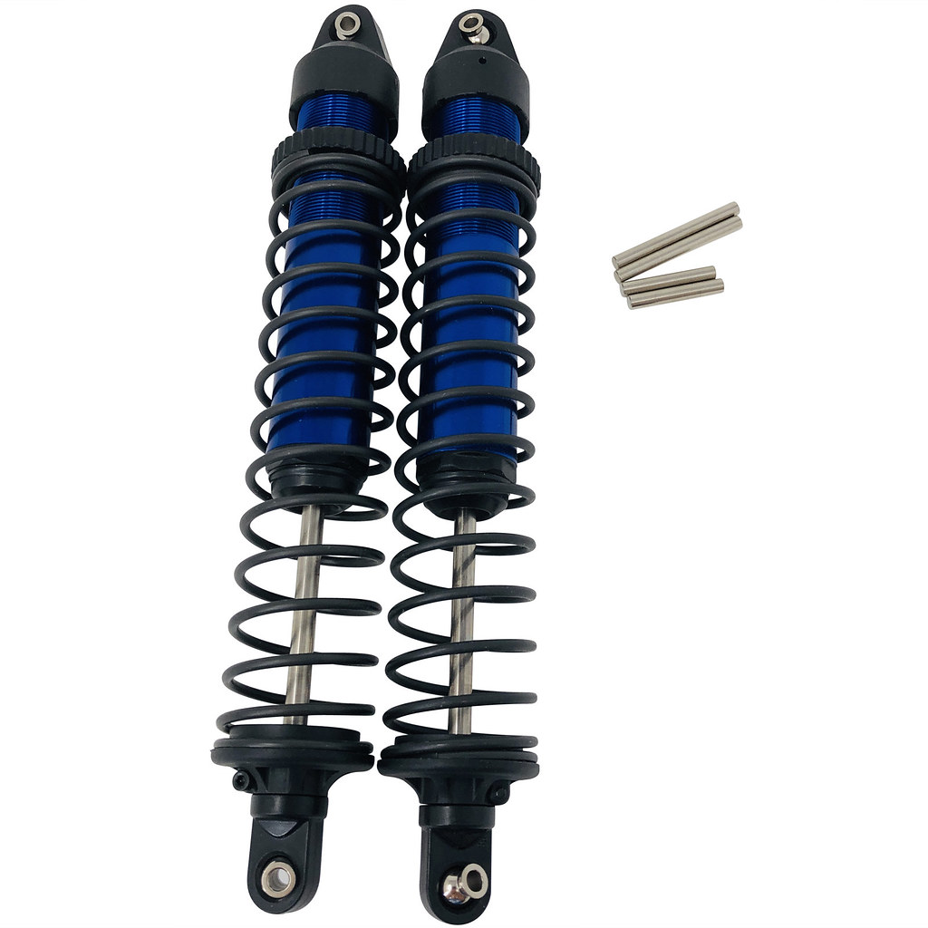 Traxxas 7761 X-Maxx GTX Blue-Anodized Aluminum Shocks Assembled w/o springs 