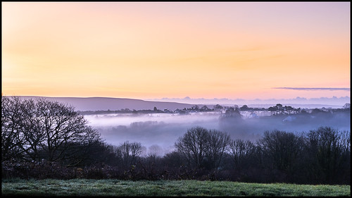carmarthenshire cymru dawn gorslas mist sunrise unitedkingdom wales llanelli