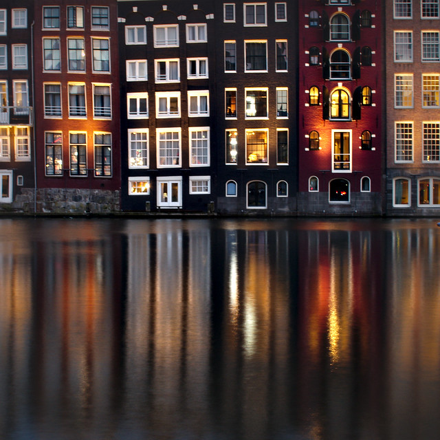 Houses on the water — Amsterdam