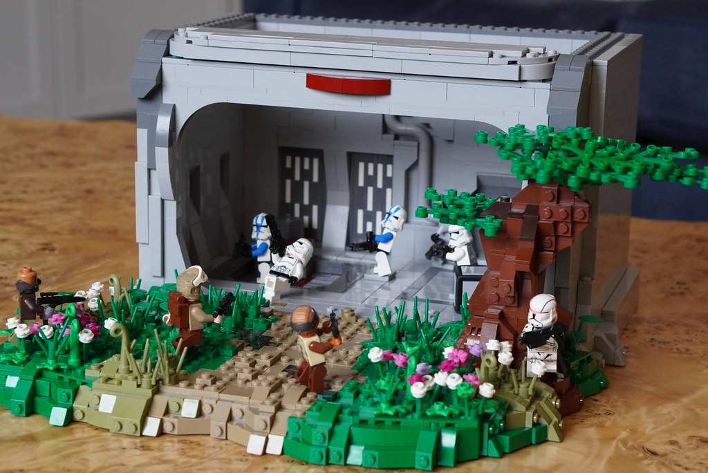 Lego Star Wars Clone Base On Kashyyyk. | Rebelproductions1 | Flickr