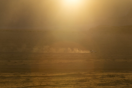 Sunset over Wadi Rum desert by Tim&Elisa, Wadi Rum - Jordanjordan middeleast wadirum desert sun sand canon sunset jeep landscape colorful unes