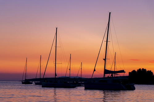 Sunset in Croatia by Richard Kaz, The sea is sleeping!gespanschaftdubrovnikneretva kroatien croatia sea meer vela luka