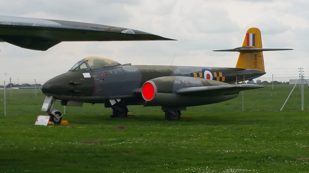 Gloster Meteor F.Mk.8 (WK654) Jet Fighter, City of Norwich Aviation Museum.