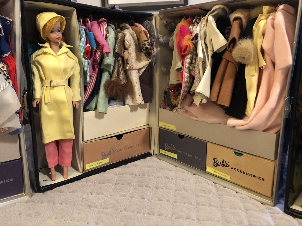 3. Barbie storage, I've been organizing my Barbie wardrobe …