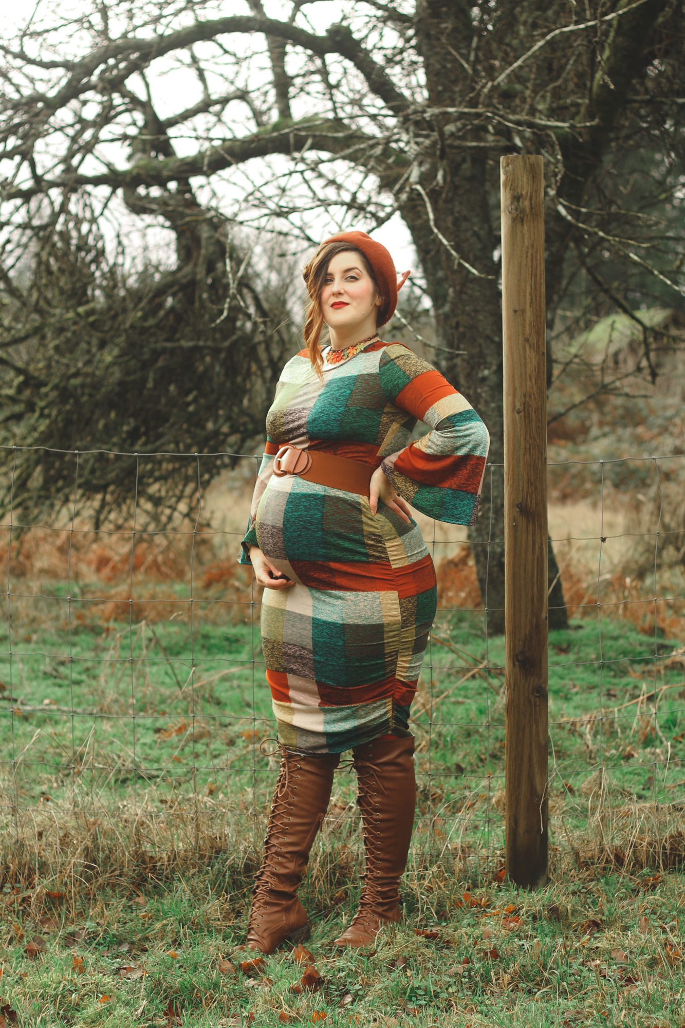 how to style maternity for winter