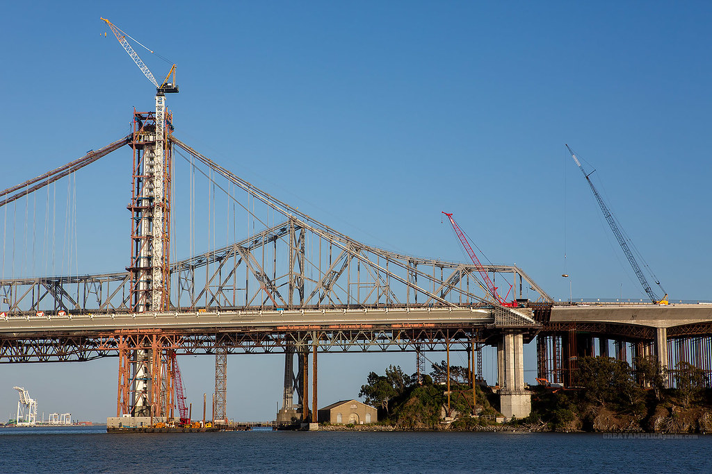Bay Bridge eastern span construction