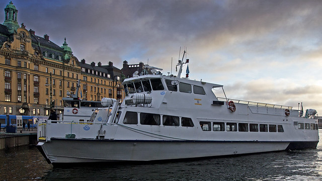 The commuter boat Mysing in Stockholm