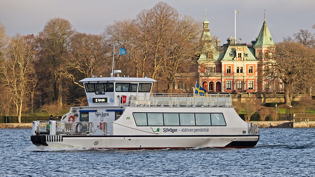 The commuter boat Sjövägen in Stockholm