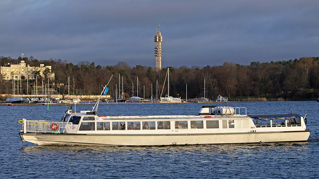 The commuter boat Delfin XII in Stockholm
