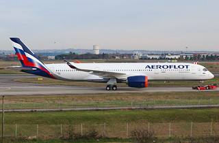 F-WZGT 1st Airbus A350 Aeroflot | by @Eurospot