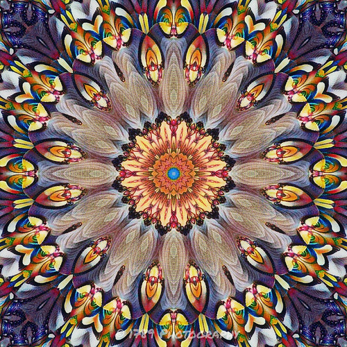 january fractal kaleidoscope abstract design colour art artwork