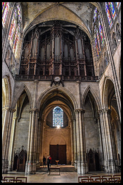 L’orgue de la basilique Saint- Denis.