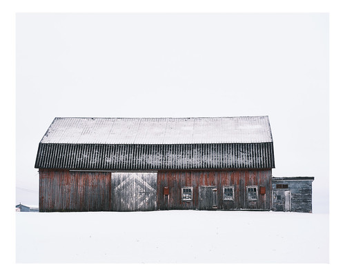 agriculture barn farm decay winter snow rural landscape monteregie quebec canada saintdominique