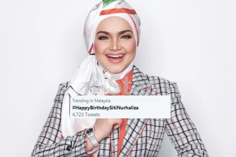 Selamat Hari Jadi Ke-41 Buat Dato Sri Siti Nurhaliza