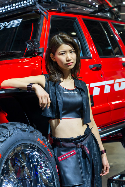 Promotion Girls at Tokyo Auto Salon 2020