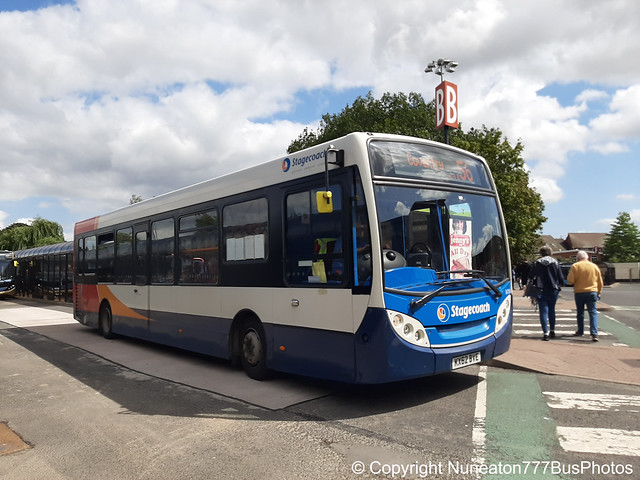 KX62BVE 36758 Stagecoach Midlands in Nuneaton