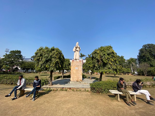 City Monument - Mirza Ghalib's Statue, Jamia Millia Islamia University