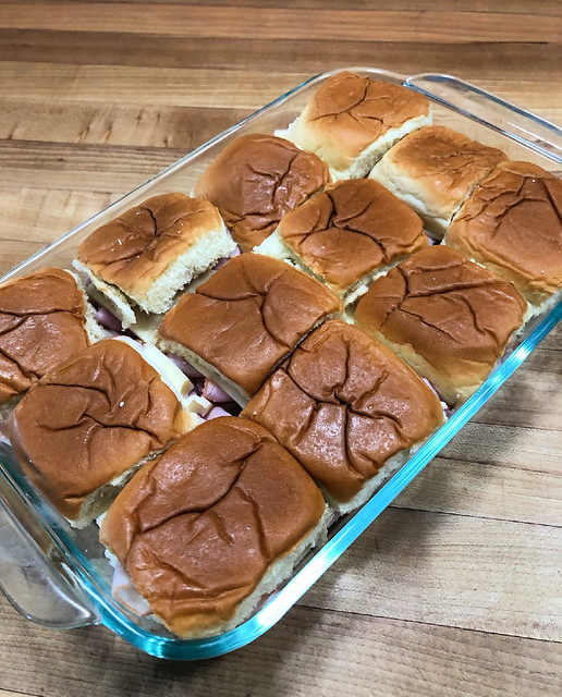 sandwiches ready to bake