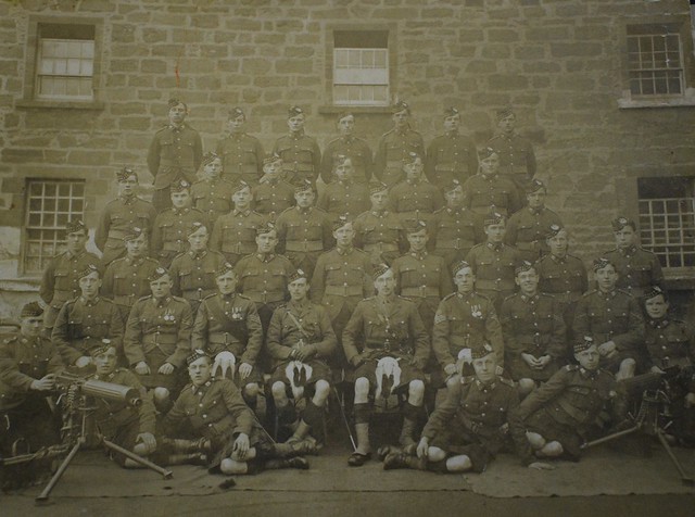 Gordon Highlanders MMG Platoon at  Fort George 1920s