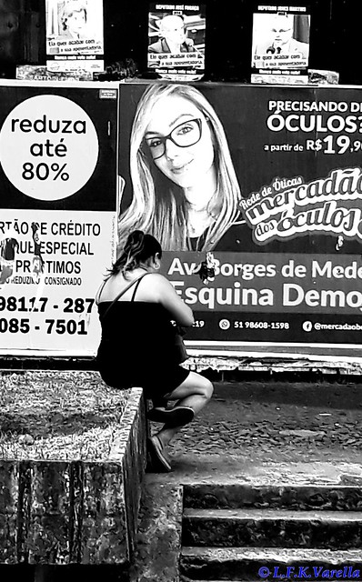 Porto Alegre em preto-e-branco