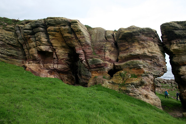 Caves on the coast near Anstruther