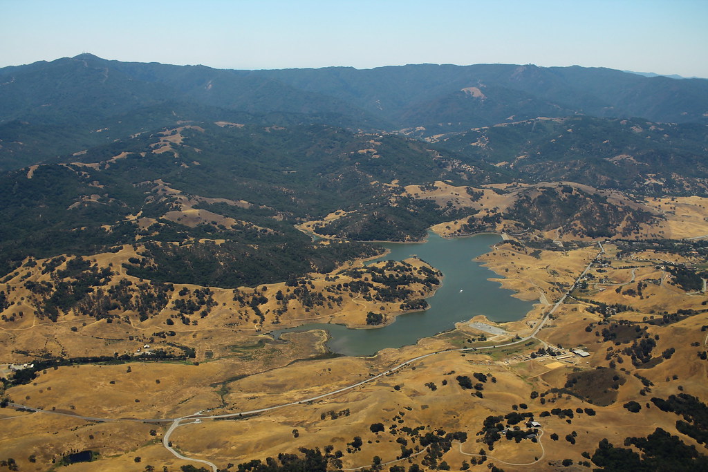 Calero Reservoir Aerial - South San Jose