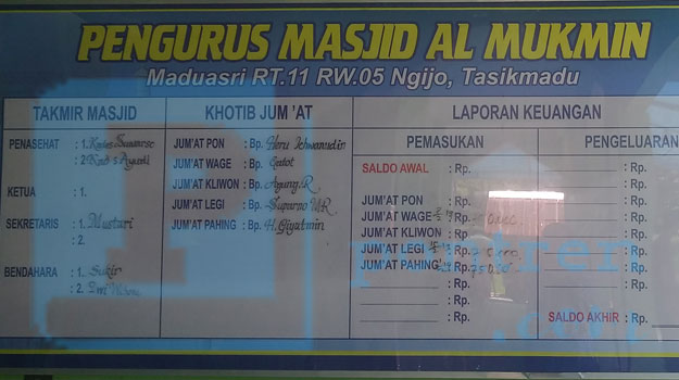 Sholat Jumat di Masjid Al Mu'min Maduasri Ngijo Tasikmadu Ber AC dan ada  Nasi Bungkusnya - pontren.com