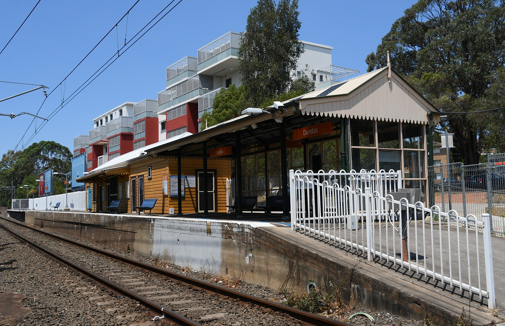 Dundas Railway Station, Dundas, Sydney, NSW.
