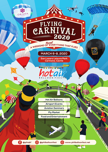 SEE THE FLYING CARNIVAL 2020 IN CARMONA, CAVITE