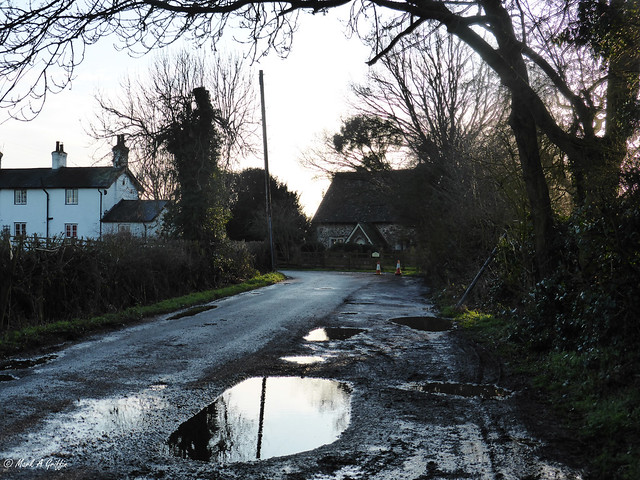 Puddles and houses