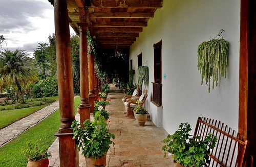 MEXICO, Hazienda-Parador Museo Santa Maria, Veranda, 19457/12282 | by roba66