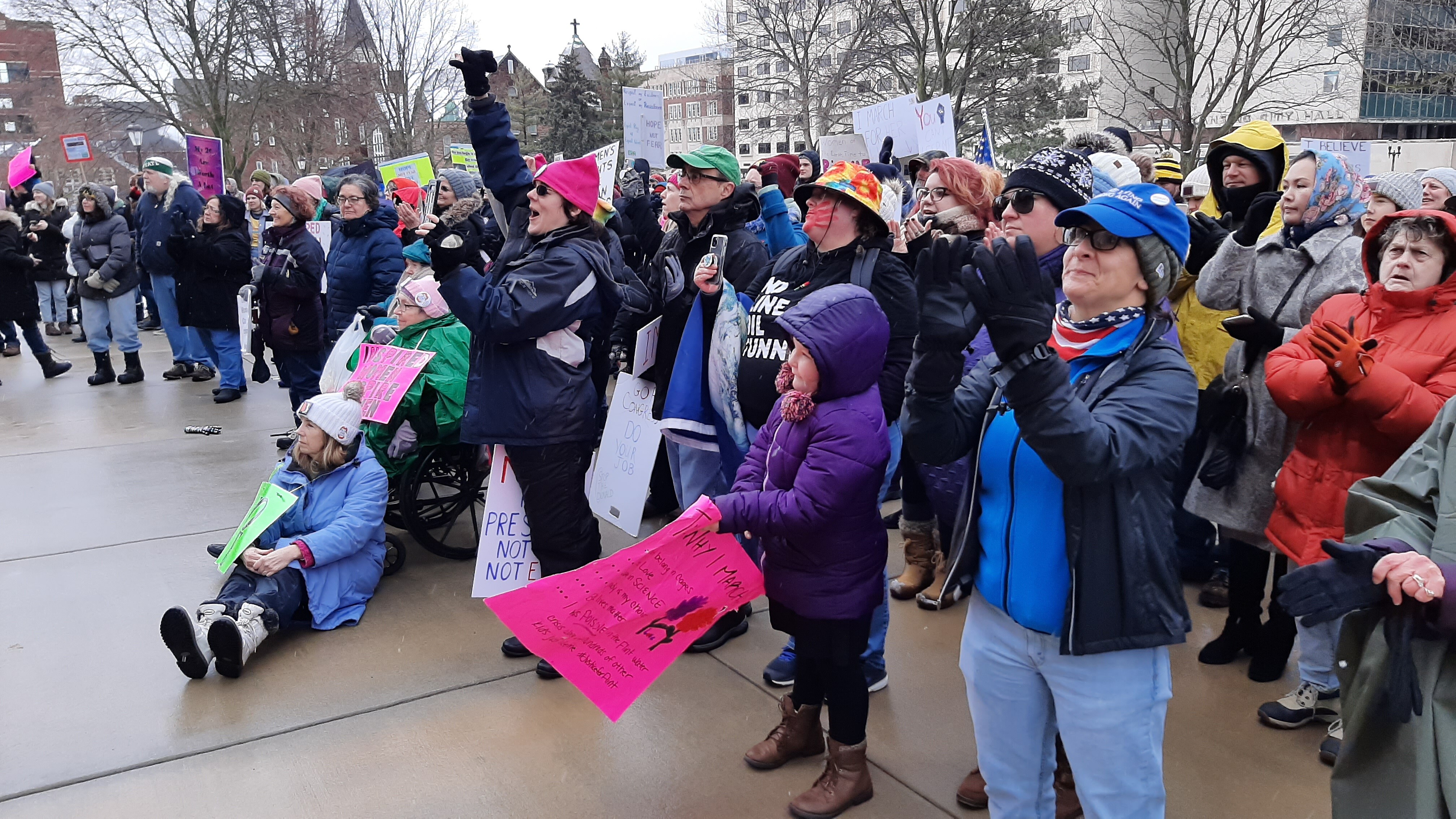 Lansing Unites Michiganders for the Women's March Rally