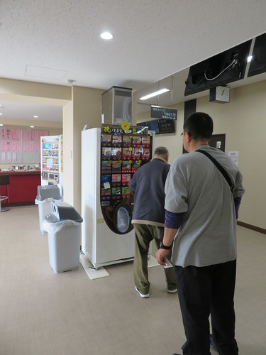 姫路競馬場の５階自販機