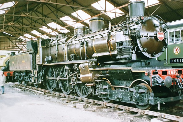 3.628 on the Nene Valley Railway, 1989